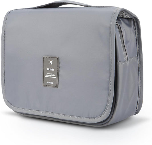 Hanging Toiletry Bag - Large Cosmetic Makeup Travel Organizer for Men & Women with Sturdy Hook